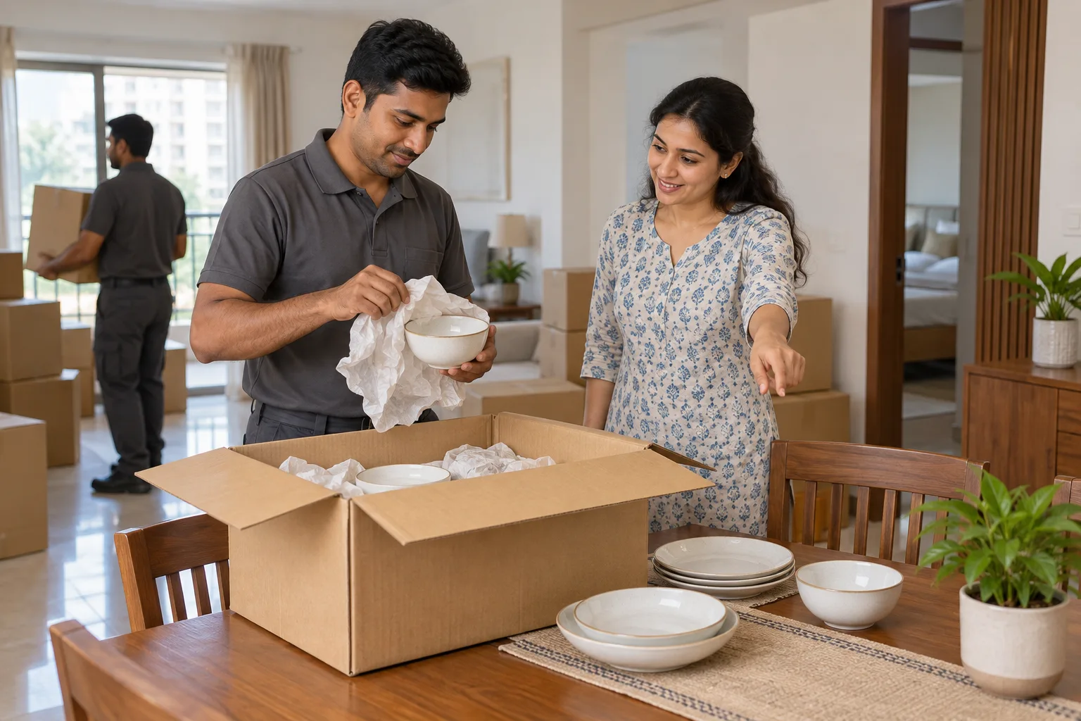 Delivery & unpacking